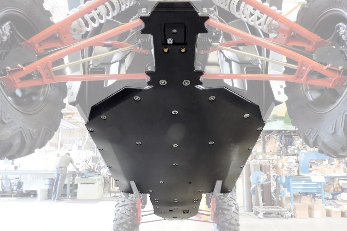 UTV INC 2014-2015 POLARIS RZR XP 4 1000 3/8" UHMW SKID PLATE