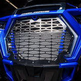 UTV INC 2019+ POLARIS RZR XP BLACK & SILVER 2 PIECE ALUMINUM GRILL