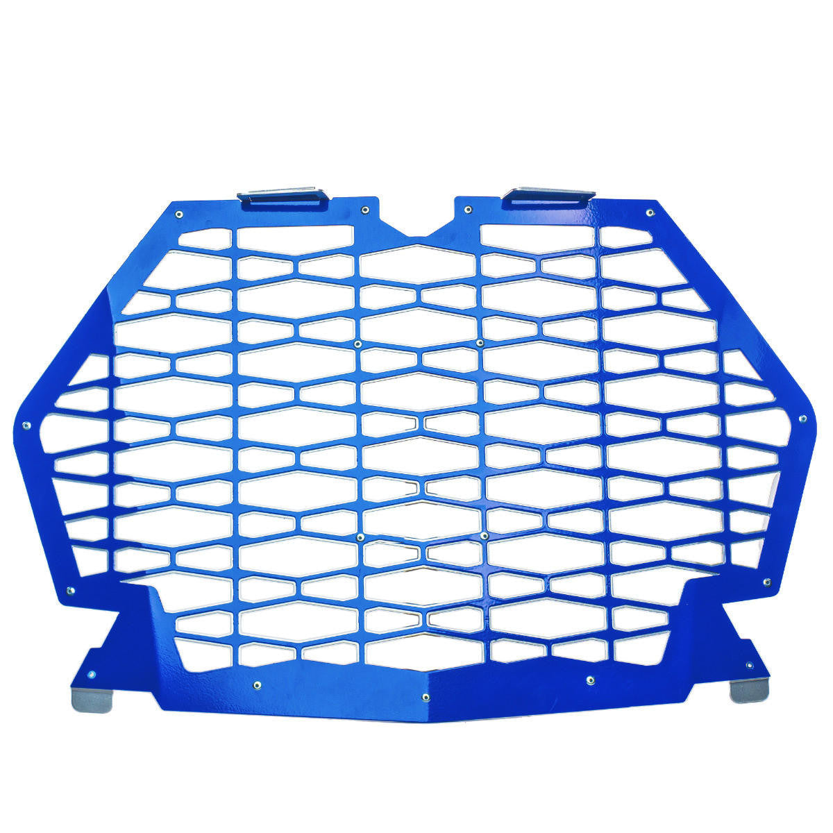 UTV INC 2019+ POLARIS RZR XP BLUE & SILVER 2 PIECE ALUMINUM GRILL