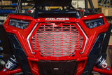 UTV INC 2019+ POLARIS RZR XP RED & SILVER 2 PIECE ALUMINUM GRILL