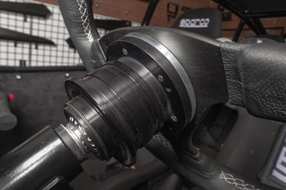 UTV INC 5/6 BOLT QUICK RELEASE STEERING WHEEL HUB FLUSH MOUNT SPACER