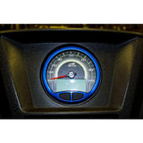 UTV INC ARCTIC CAT WILDCAT BLUE ANODIZED BILLET SPEEDOMETER BEZEL COVER
