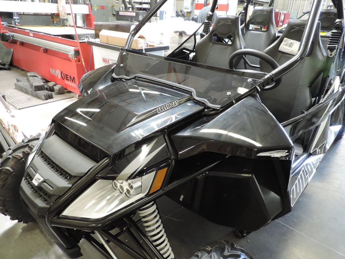 UTV INC ARCTIC CAT WILDCAT TINTED ACRYLIC WIND DEFLECTOR