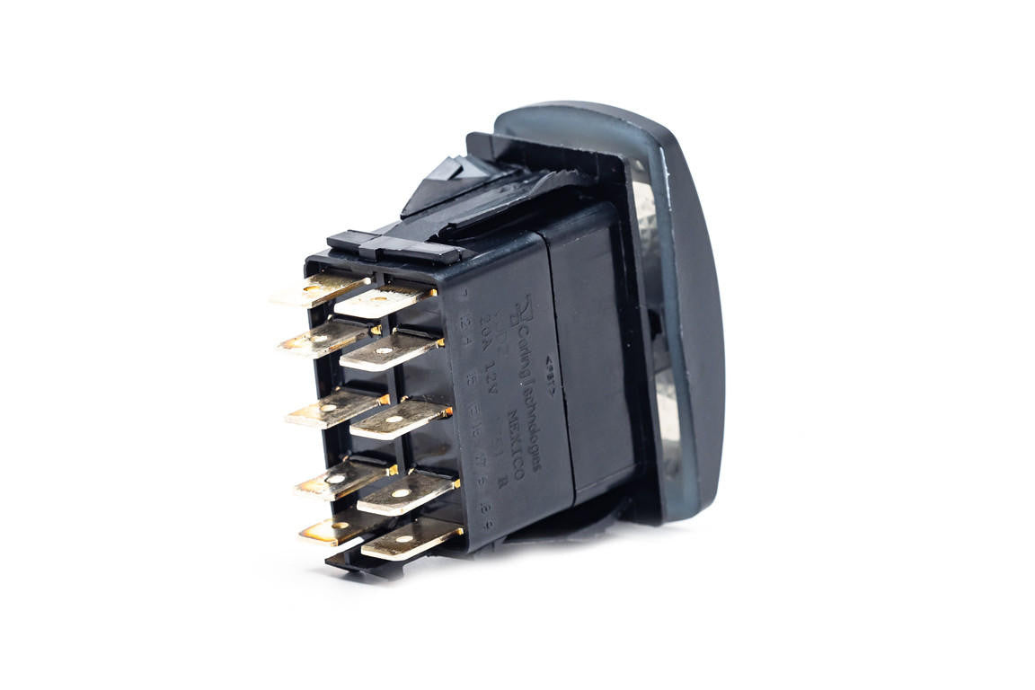UTV INC BACK LIT DPDT ON/OFF/ON VERTICAL TURN SIGNAL SWITCH