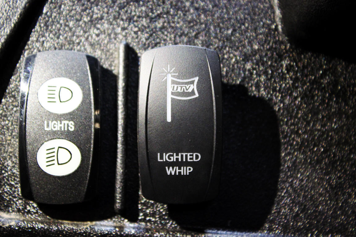 UTV INC BACK LIT SWITCH - LIGHTED WHIP