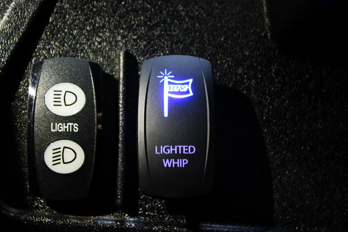 UTV INC BACK LIT SWITCH - LIGHTED WHIP