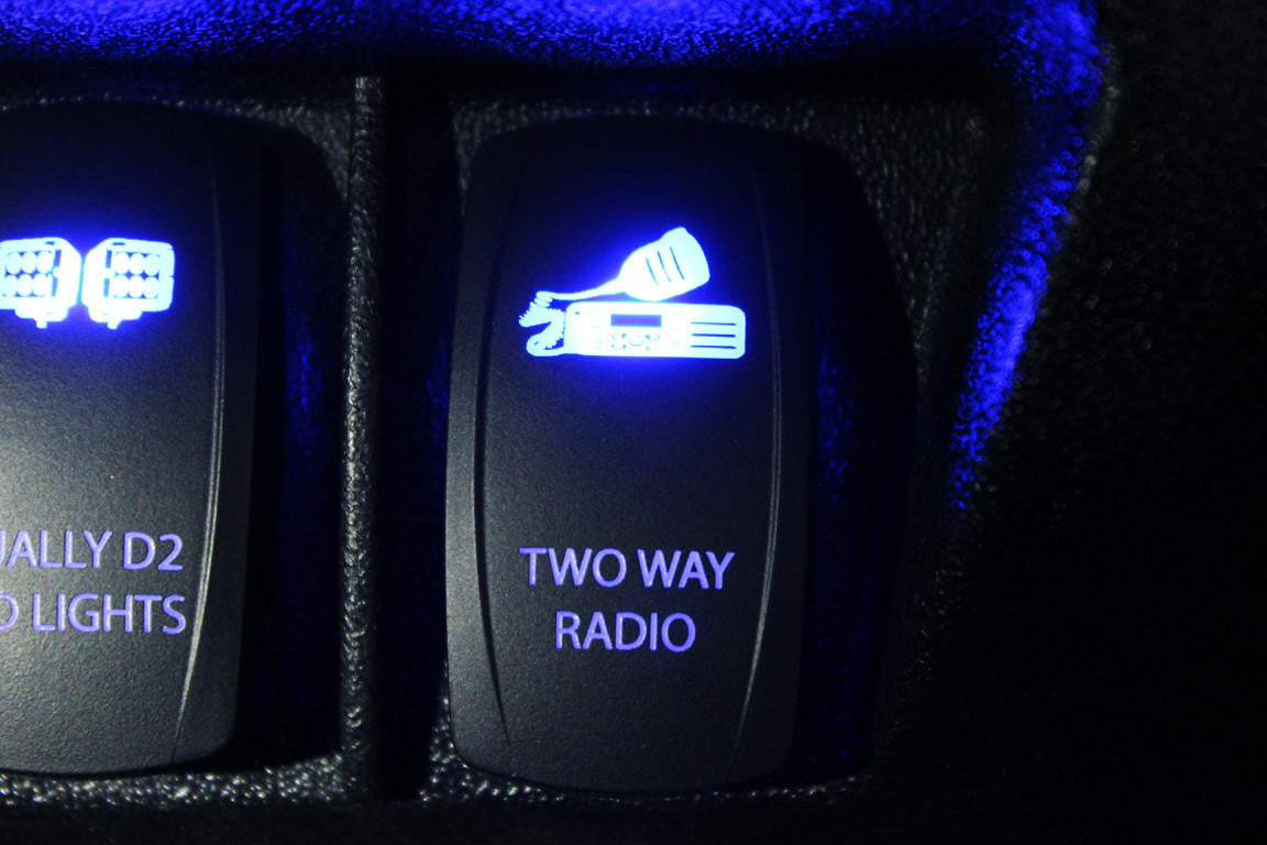 UTV INC BACK LIT SWITCH - TWO WAY RADIO