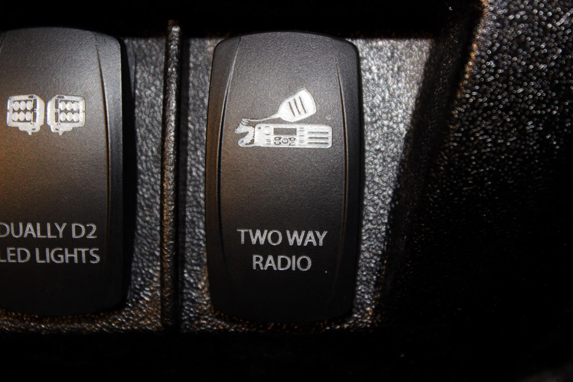 UTV INC BACK LIT SWITCH - TWO WAY RADIO