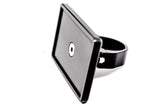 UTV INC BILLET 2" CLAMP ON REGISTRATION STICKER MOUNT BLACK