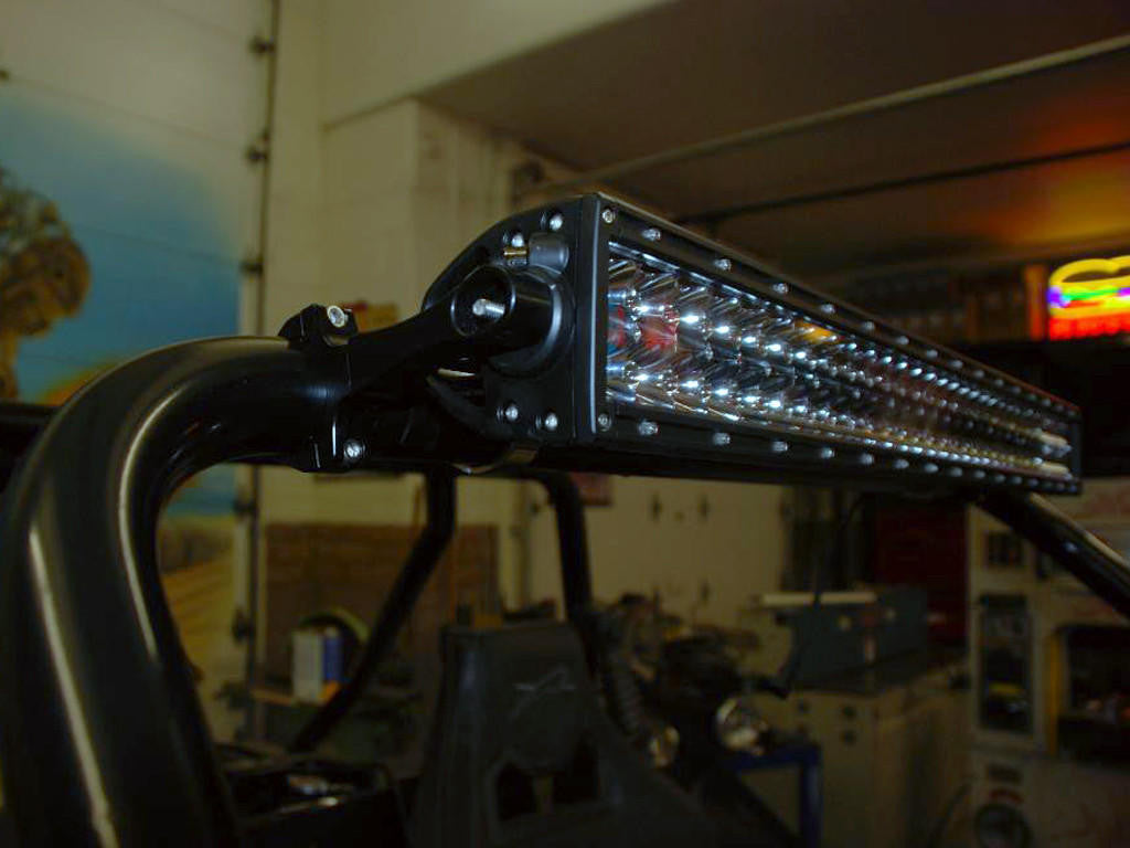 UTV INC BLACK 1.75" CLAMP ON BILLET ALUMINUM LED LIGHT BAR MOUNTS