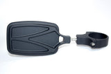 UTV INC BLACK CLAMP ON 2" BILLET ALUMINUM BREAK AWAY SIDE VIEW MIRROR