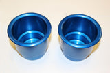 UTV INC BLUE ANODIZED POLARIS RZR 800 XP900 BILLET ALUMINUM CUP HOLDERS