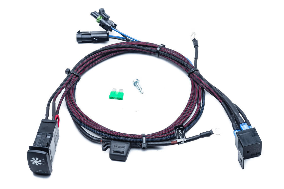 UTV INC CAN AM COMMANDER 800 & 1000 AMBER BACK LIT LED PLUG & PLAY FAN OVER RIDE KIT