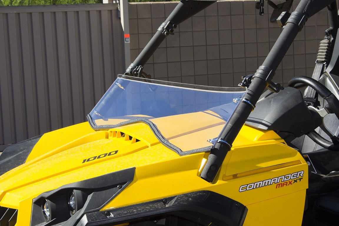 UTV INC CAN AM COMMANDER & COMMANDER MAX HALF LEXAN WINDSHIELD