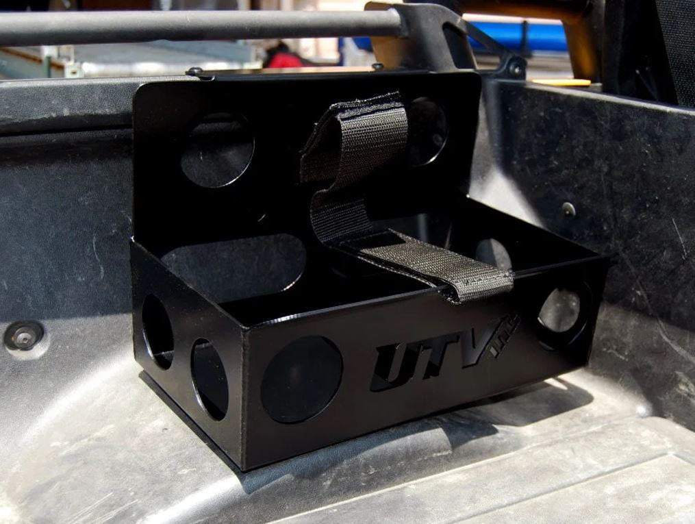 UTV INC CAN AM COMMANDER BED SIDE 12 PACK COOLER RACK