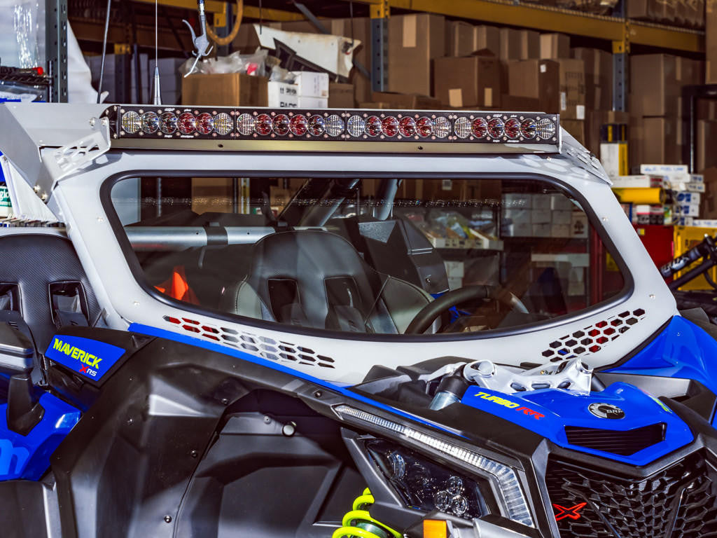 UTV INC CAN AM MAVERICK X3 CLAMP ON FULL GLASS WINDSHIELD