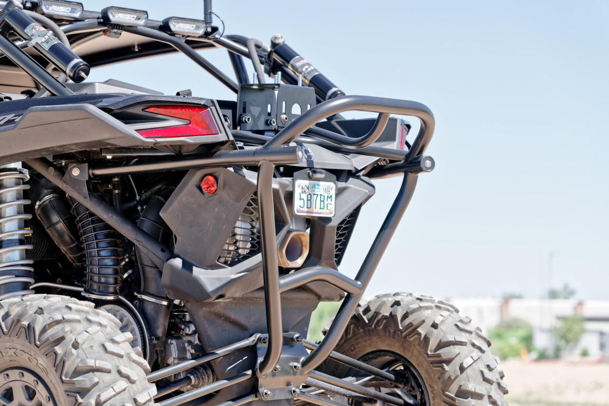 UTV INC CAN AM MAVERICK X3 LED LIGHTED LICENSE PLATE MOUNT