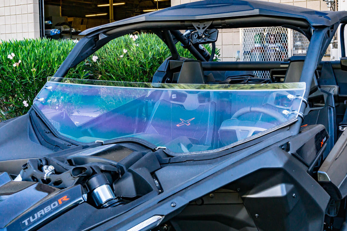 UTV INC CAN AM MAVERICK X3 LEXAN CLEAR HALF WINDSHIELD