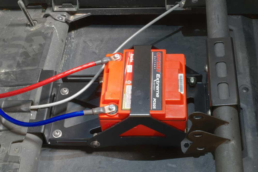 UTV INC CAN AM MAVERICK X3 UNDER SEAT ODYSSEY PC925 BATTERY TRAY