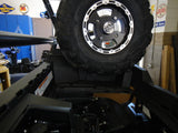 UTV INC CLAMP ON POLARIS RZR BED SIDE SPARE TIRE MOUNT