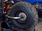 UTV INC CLAMP ON POLARIS RZR BED SIDE SPARE TIRE MOUNT