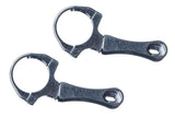 UTV INC MACHINED 1.75" CLAMP ON BILLET ALUMINUM LED LIGHT BAR MOUNTS