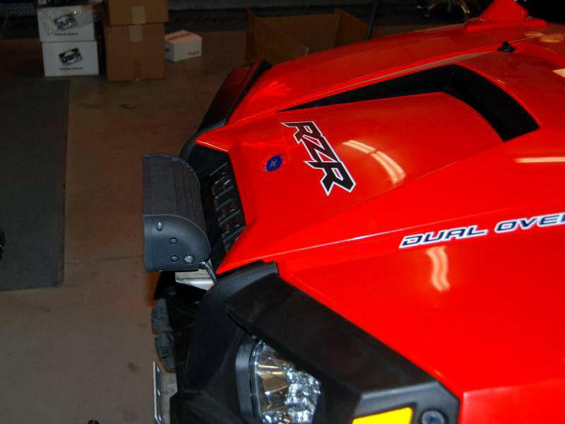 UTV INC POLARIS BILLET ALUMINUM SPEEDOMETER BEZEL - BLACK