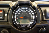 UTV INC POLARIS BILLET ALUMINUM SPEEDOMETER BEZEL - BLACK