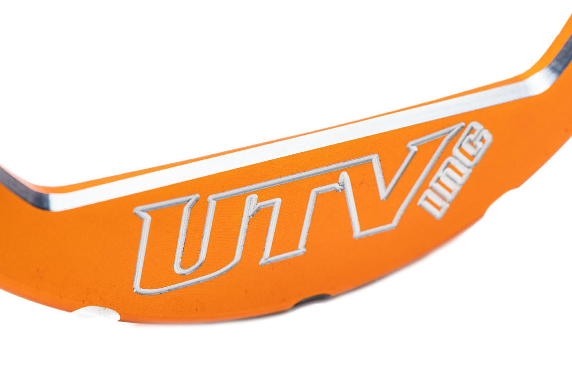 UTV INC POLARIS BILLET ALUMINUM SPEEDOMETER BEZEL - ORANGE