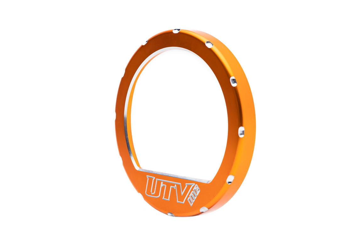 UTV INC POLARIS BILLET ALUMINUM SPEEDOMETER BEZEL - ORANGE