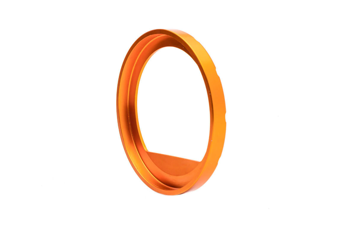 UTV INC POLARIS BILLET ALUMINUM SPEEDOMETER BEZEL - ORANGE