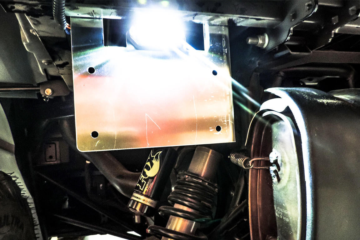 UTV INC POLARIS GENERAL 1000 LED LIGHTED LICENSE PLATE MOUNTING KIT