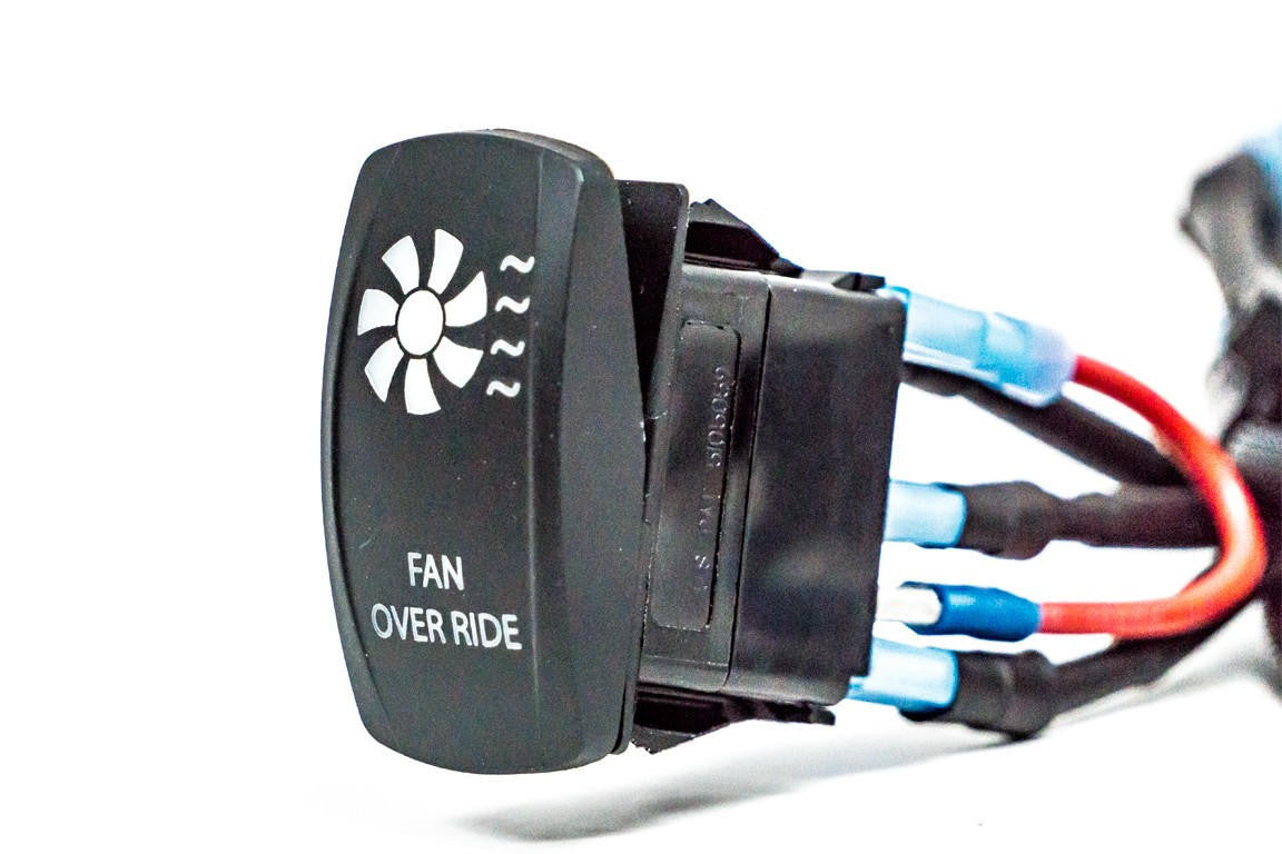 UTV INC POLARIS RANGER & RZR & ACE & SPORTSMAN 325 570 600 700 800 900 PLUG AND PLAY BACK LIT FAN OVER RIDE KIT