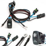 UTV INC POLARIS RANGER & RZR & ACE & SPORTSMAN 325 570 600 700 800 900 PLUG AND PLAY BACK LIT FAN OVER RIDE KIT