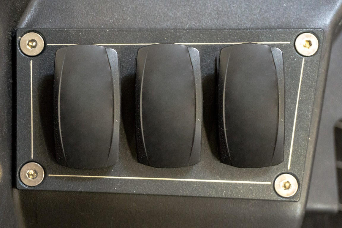 UTV INC POLARIS RZR 3 SWITCH BILLET ALUMINUM DASH PLATE