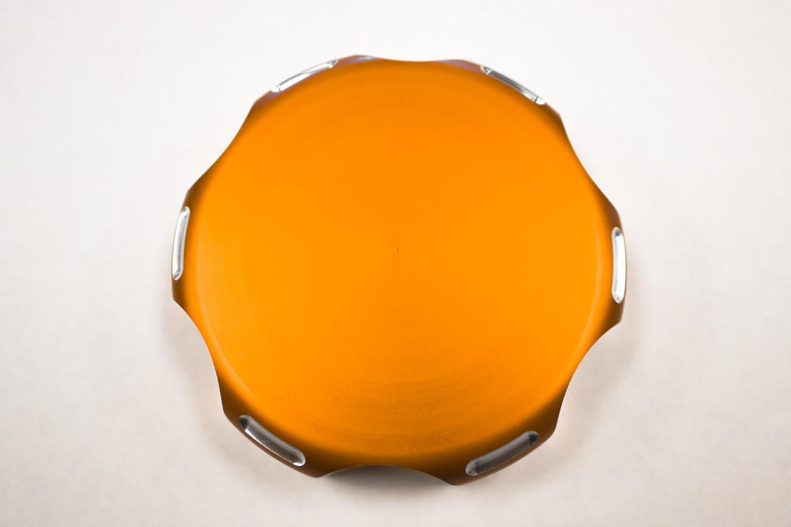 UTV INC POLARIS RZR BILLET ALUMINUM ORANGE ANODIZED GAS CAP
