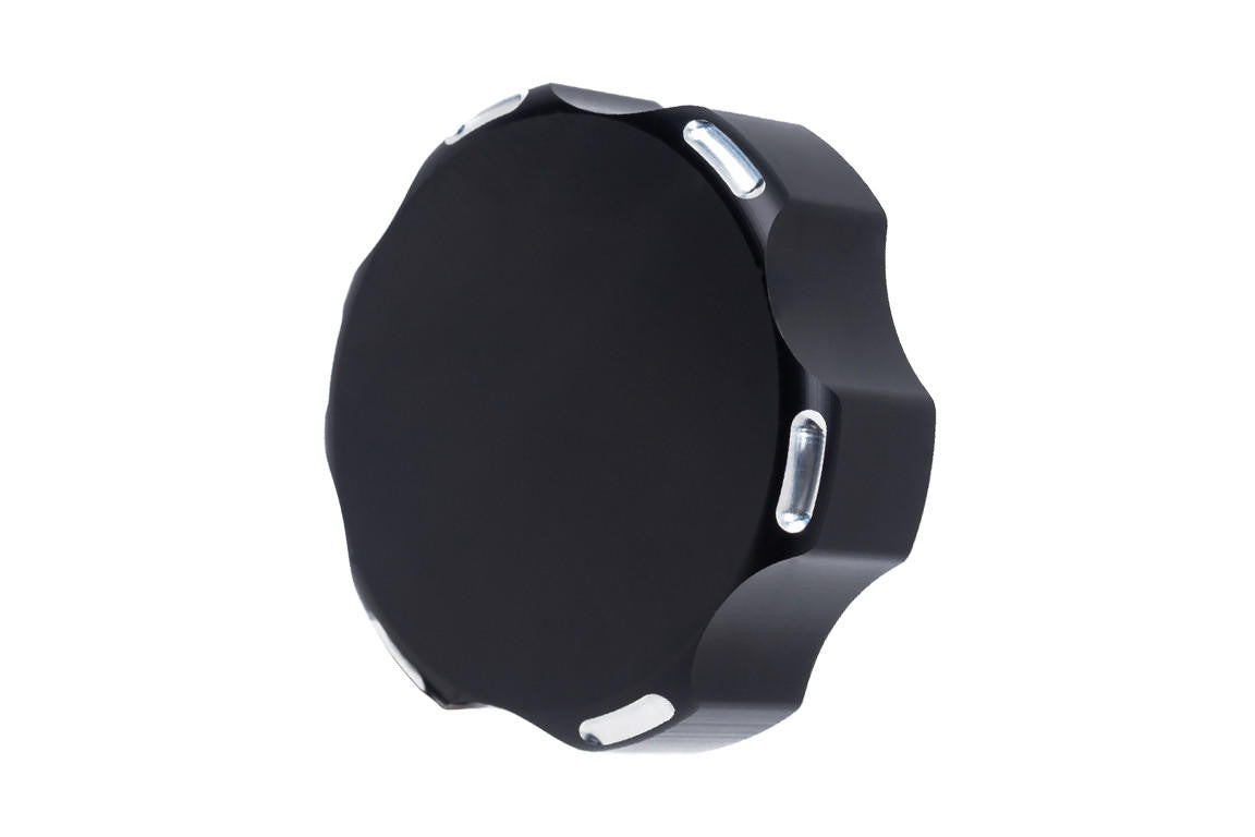UTV INC POLARIS RZR BILLET GAS CAP - BLACK ANODIZED