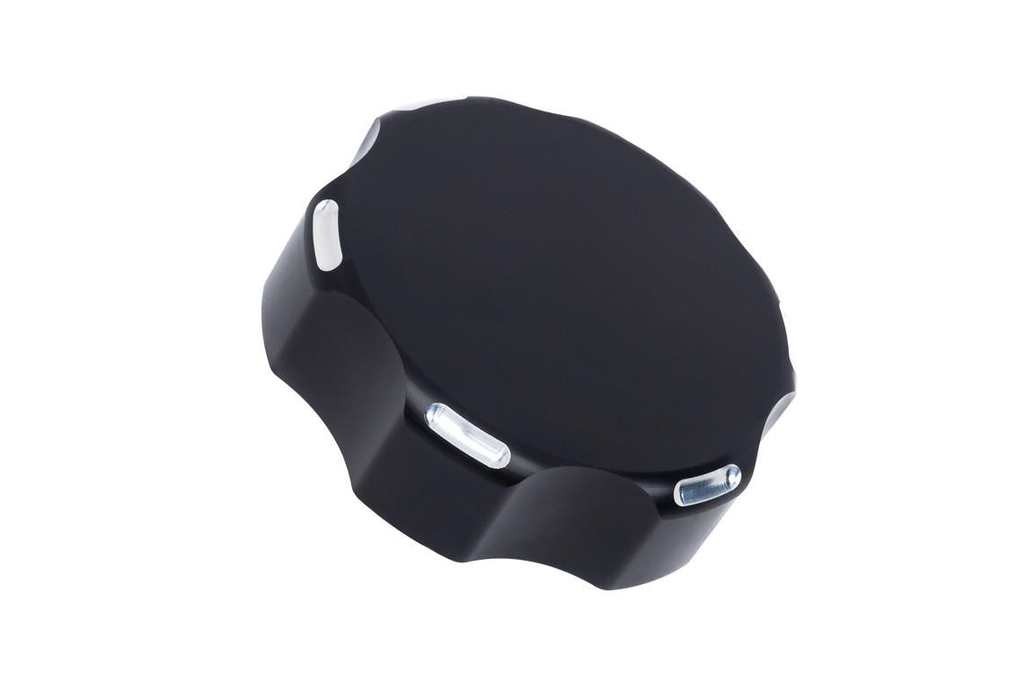 UTV INC POLARIS RZR BILLET GAS CAP - BLACK ANODIZED