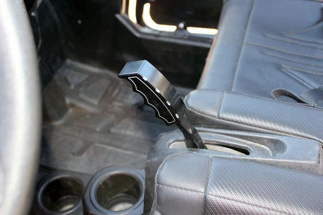 UTV INC POLARIS RZR BLACK BILLET ALUMINUM SHIFTER ARM & BLACK BILLET ALUMINUM HANDLE