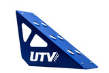 UTV INC POLARIS RZR BLUE DEAD PEDAL AND FOOT REST COVER SET