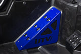 UTV INC POLARIS RZR BLUE DEAD PEDAL AND FOOT REST COVER SET