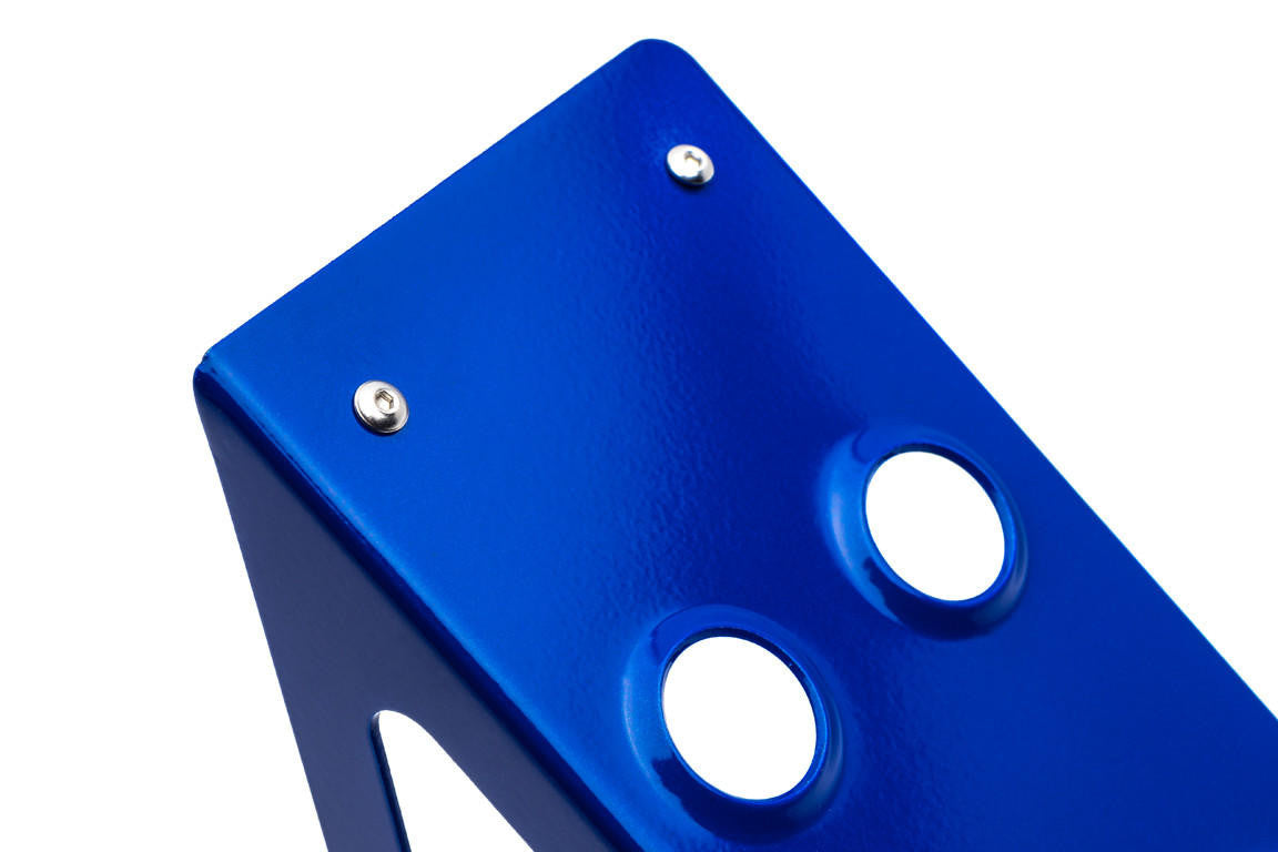 UTV INC POLARIS RZR BLUE DEAD PEDAL AND FOOT REST COVER SET