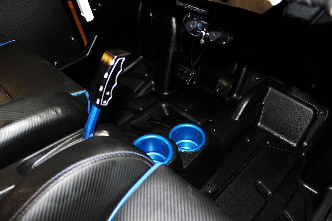 UTV INC POLARIS RZR BLUE SHIFTER ARM & BLACK SHIFT HANDLE - LIMITED EDITION