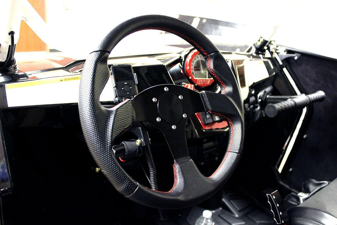 UTV INC POLARIS RZR IPHONE 5 BILLET STEERING WHEEL MOUNT