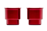 UTV INC POLARIS RZR RED ANODIZED BILLET CUP HOLDERS