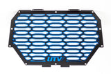 UTV INC POLARIS RZR XP 1000 & 900S BLACK AND BLUE 2 PIECE ALUMINUM GRILL
