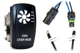 UTV INC POLARIS RZR XP TURBO & GENERAL 4 PLUG AND PLAY BACK LIT FAN OVER RIDE KIT