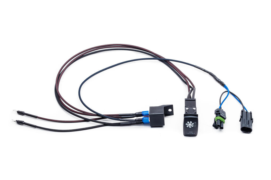 UTV INC POLARIS RZR XP TURBO & GENERAL 4 PLUG AND PLAY BACK LIT FAN OVER RIDE KIT