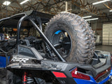 UTV INC POLARIS RZR XP TURBO S CLAMP ON IN THE BED SPARE TIRE MOUNT