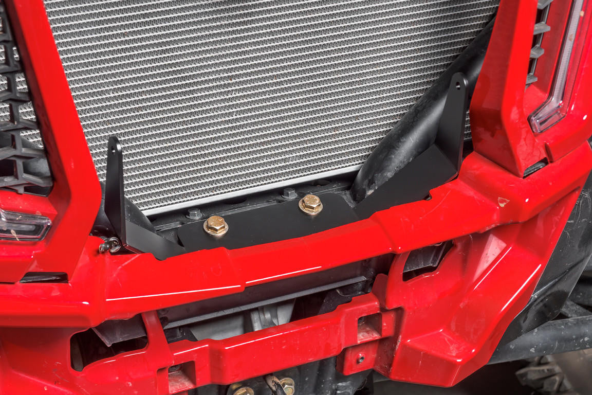 UTV INC POLARIS RZR XP TURBO S GRILL 10” LED LIGHT BAR MOUNTS